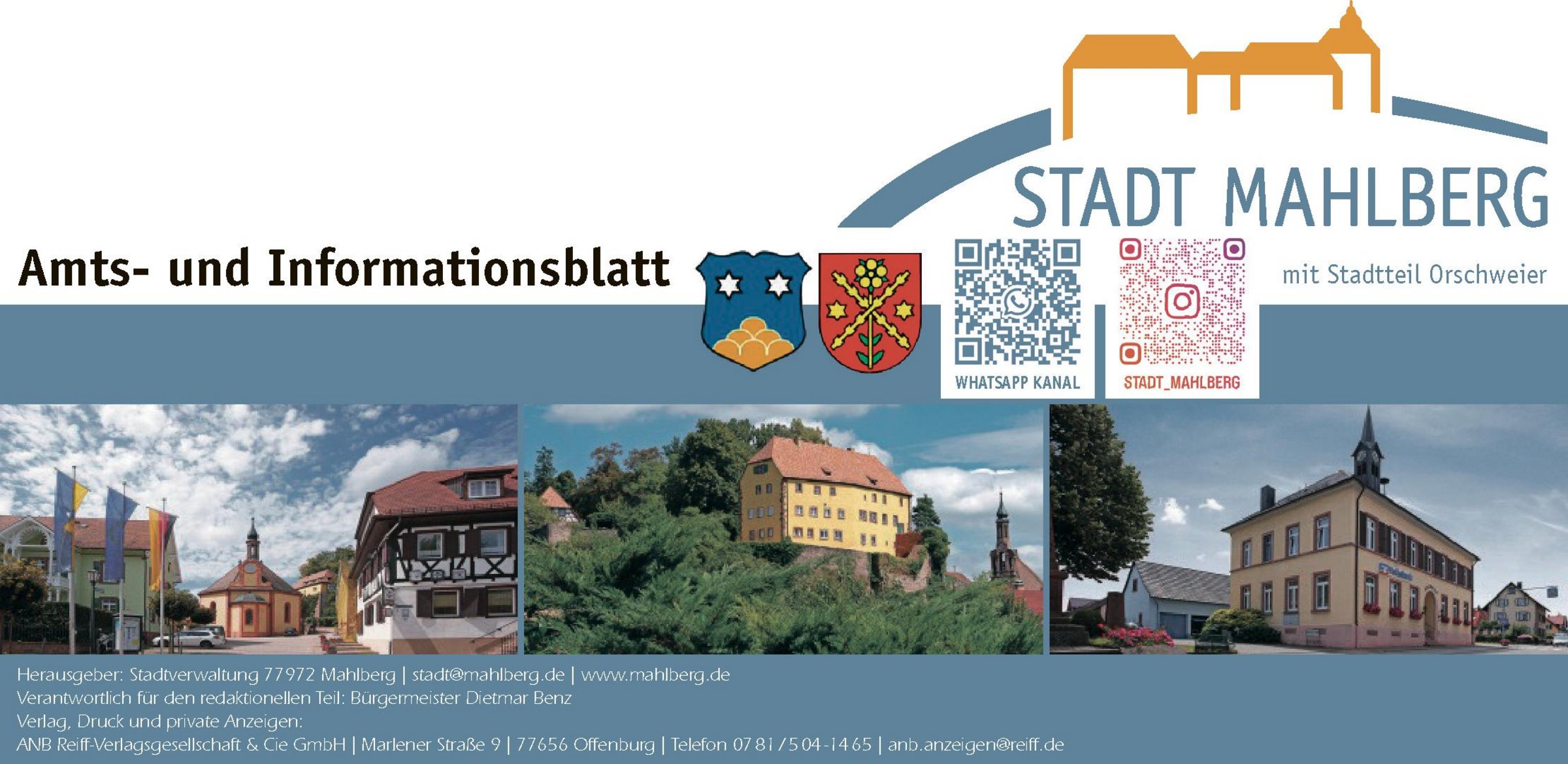 Titelkopf Mahlberger Mitteilungsblatt